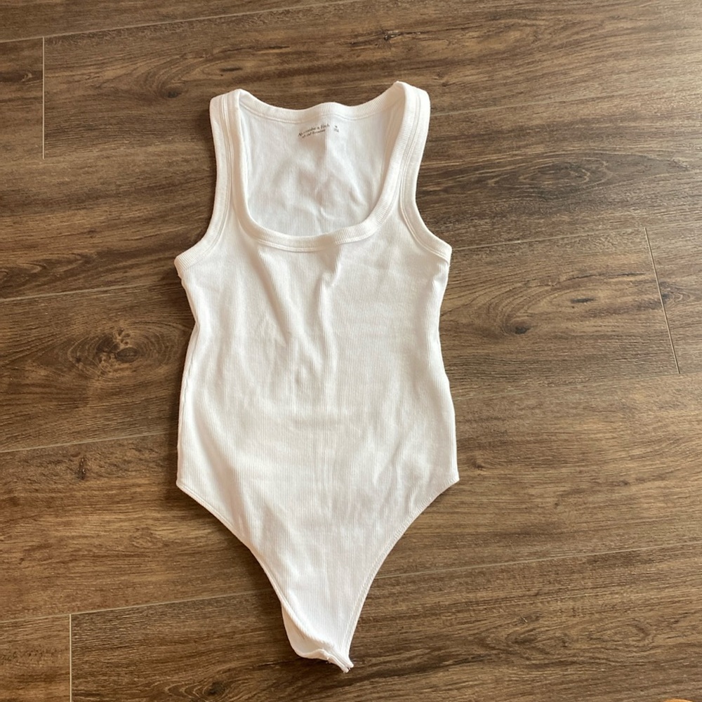Abercrombie White Bodysuit